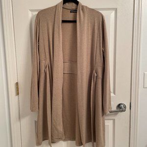 Women's Tan Long Sleeve Cardigan